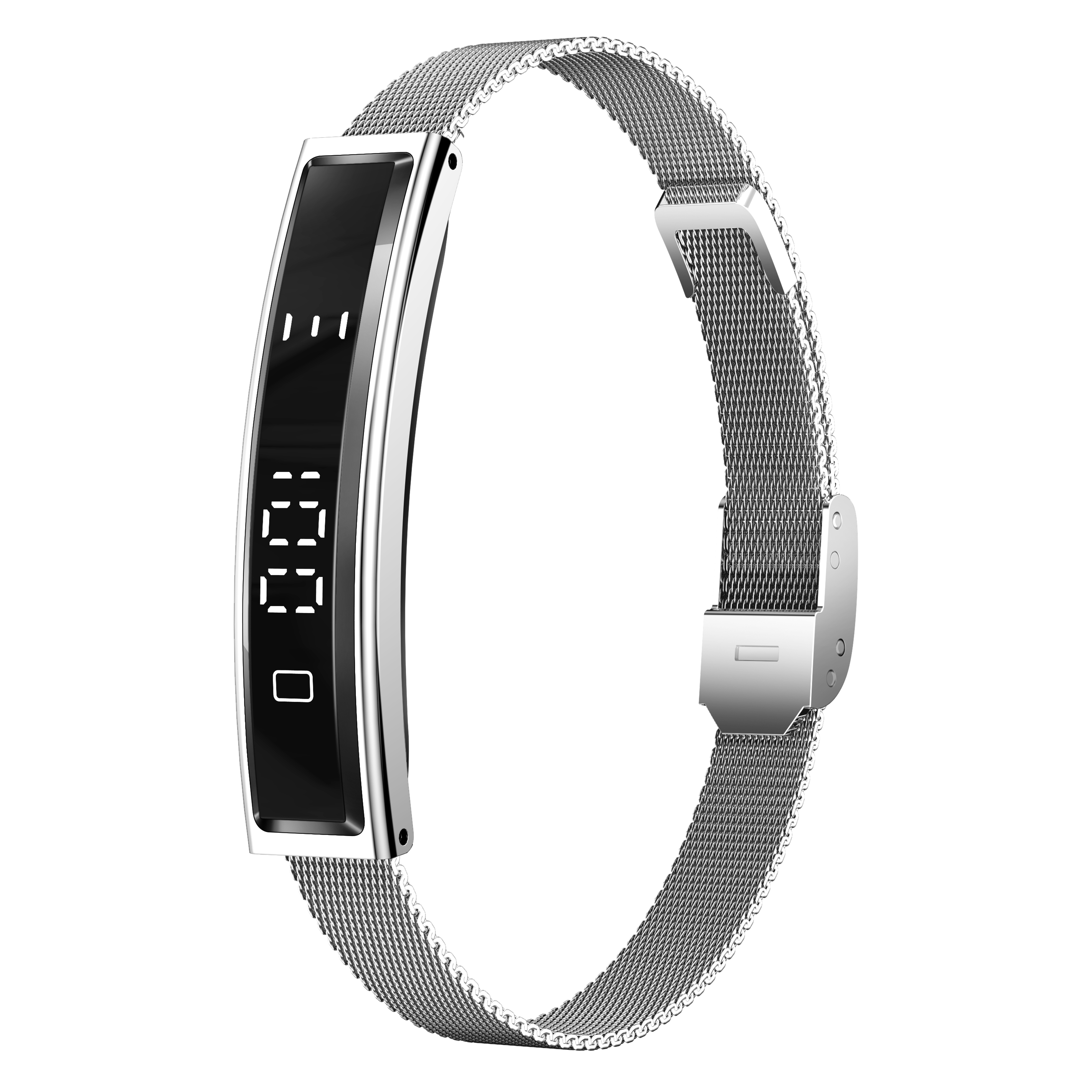 Zylos Smart Fitness Bracelet - Silver