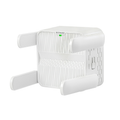 A white AX1500 Zylos WIFI Extender access point with three adjustable mounting arms, shown on a solid white background.