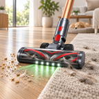 Airvac V18 Cordless Vacuum Cleaner strong suction on hard floors, carpets and pet hair