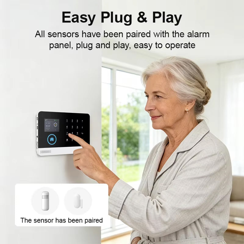 AlarmGoee Home Alarm System feature view