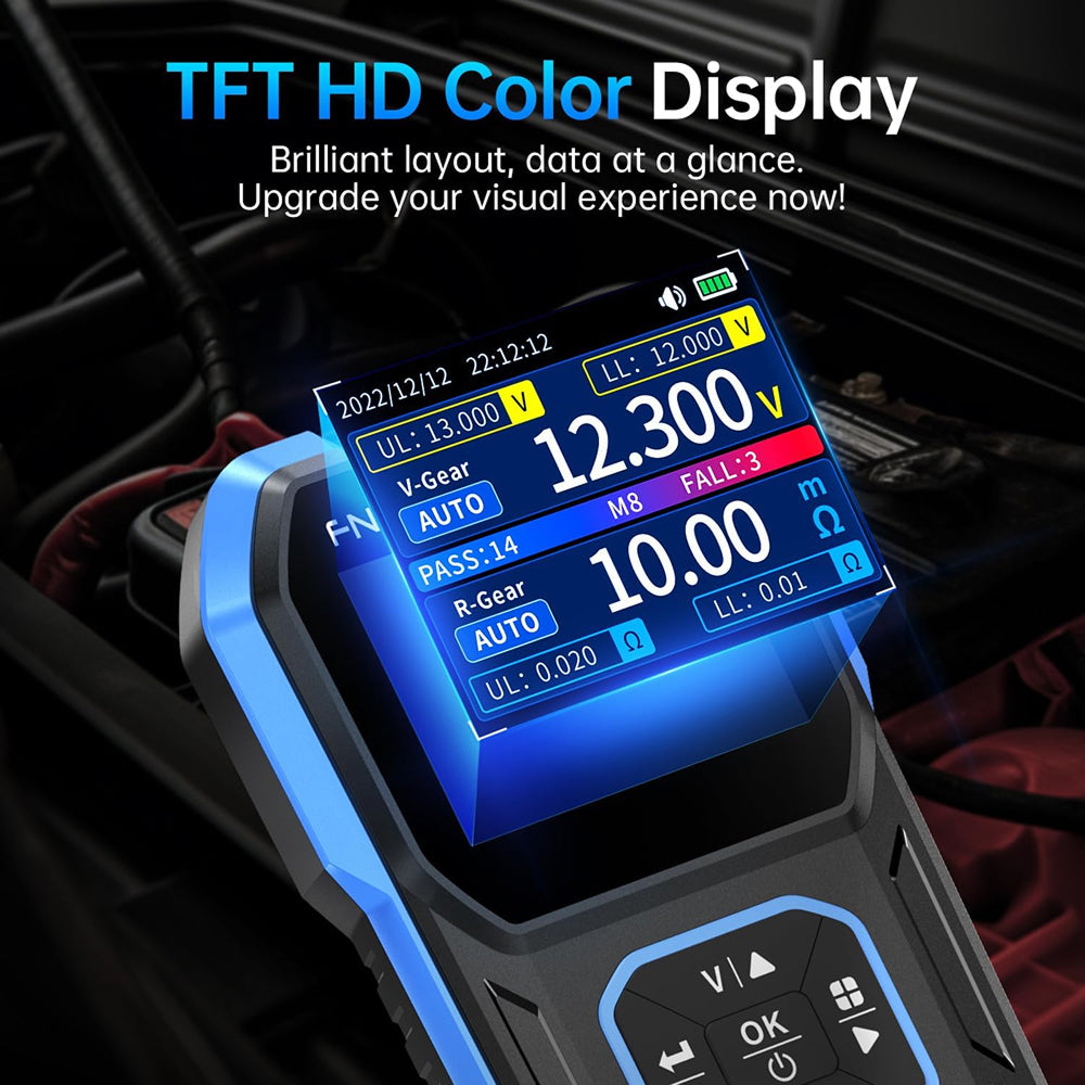 AvieHast Battery Internal Resistance Tester feature view