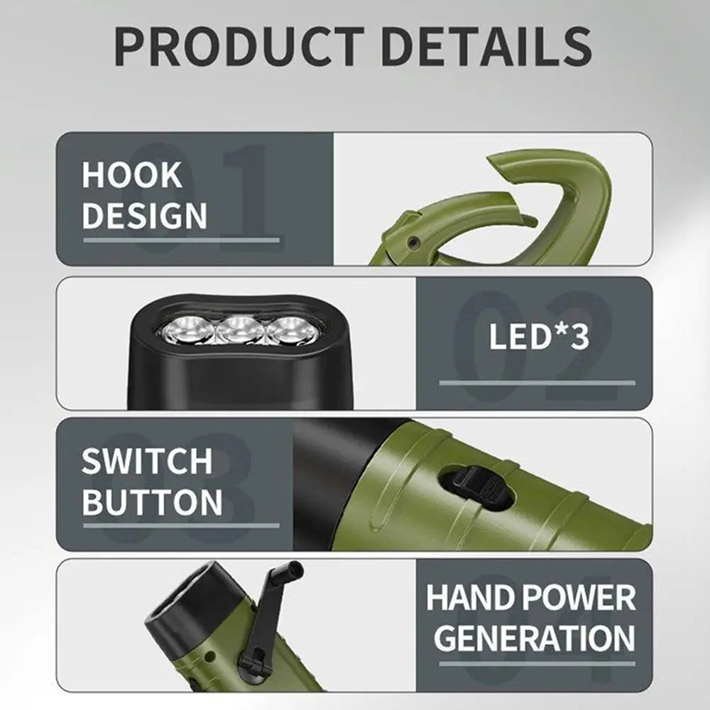 DynoBeax Wind Up Torch profile view