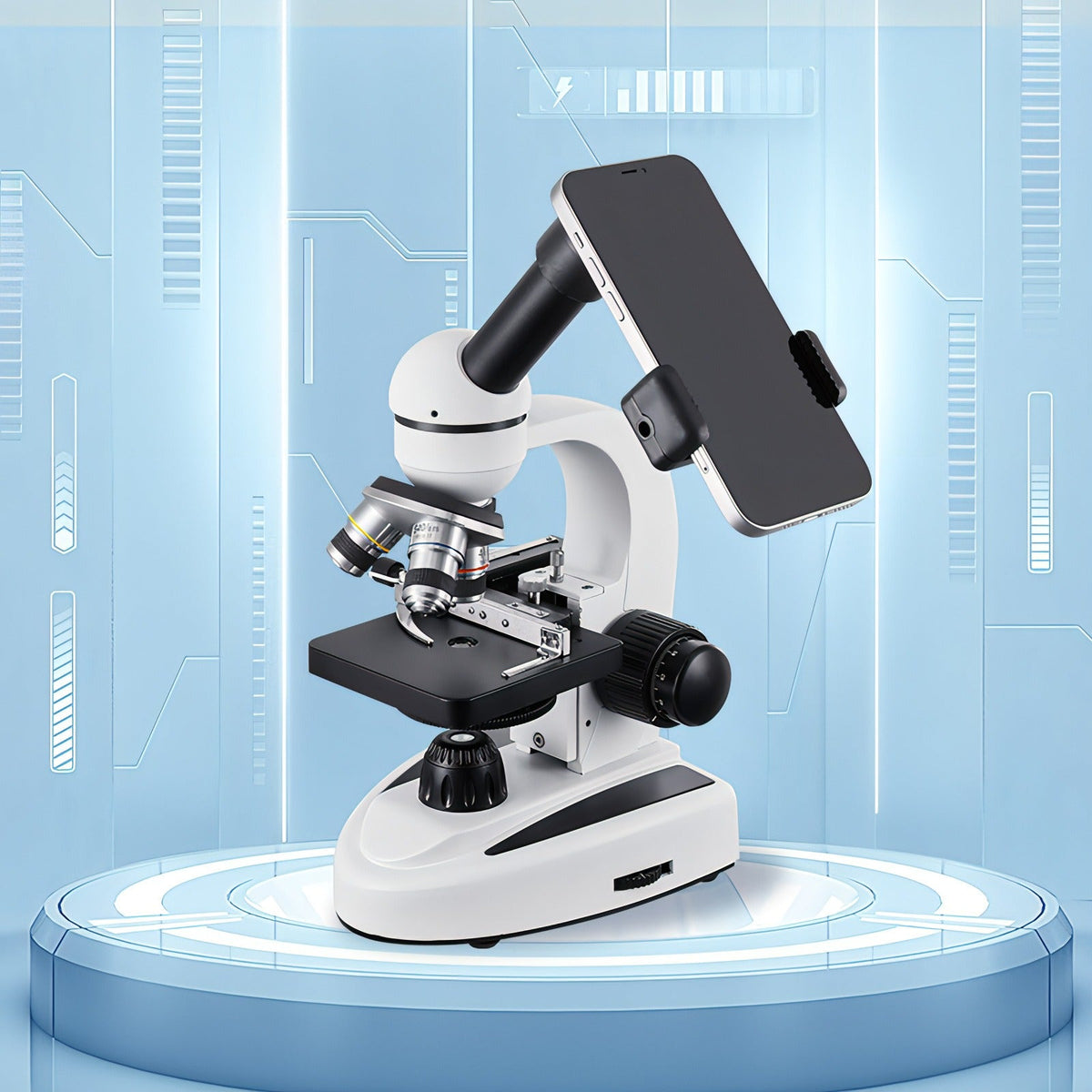 Fenzora Microscope 360 degree rotating eyepiece tube