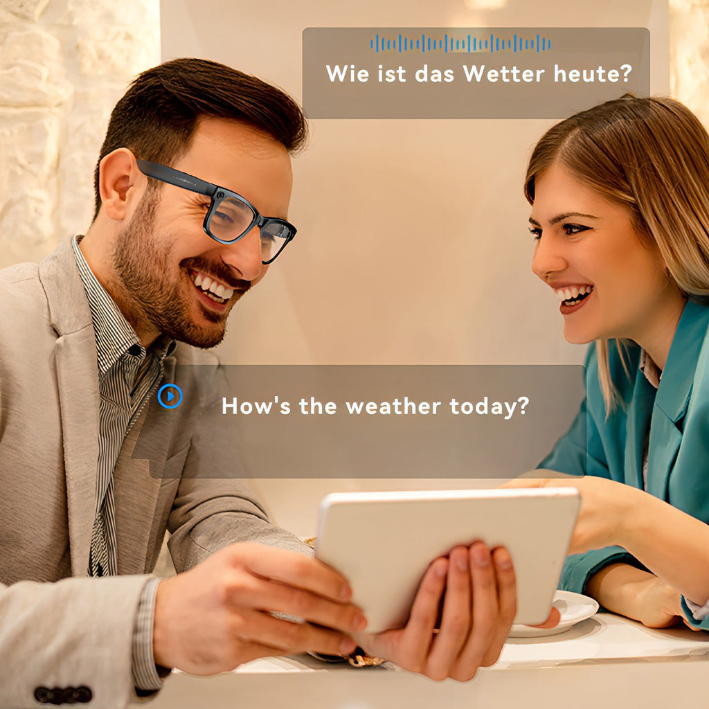 Fenzora Smart Glasses AI voice wake-up and smart Q&A