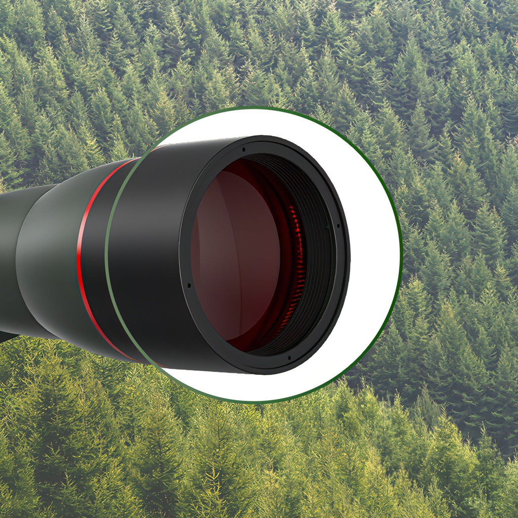 Fenzora Spotting Scope with smartphone and tripod