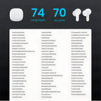 Fenzora Translator Earbuds language support