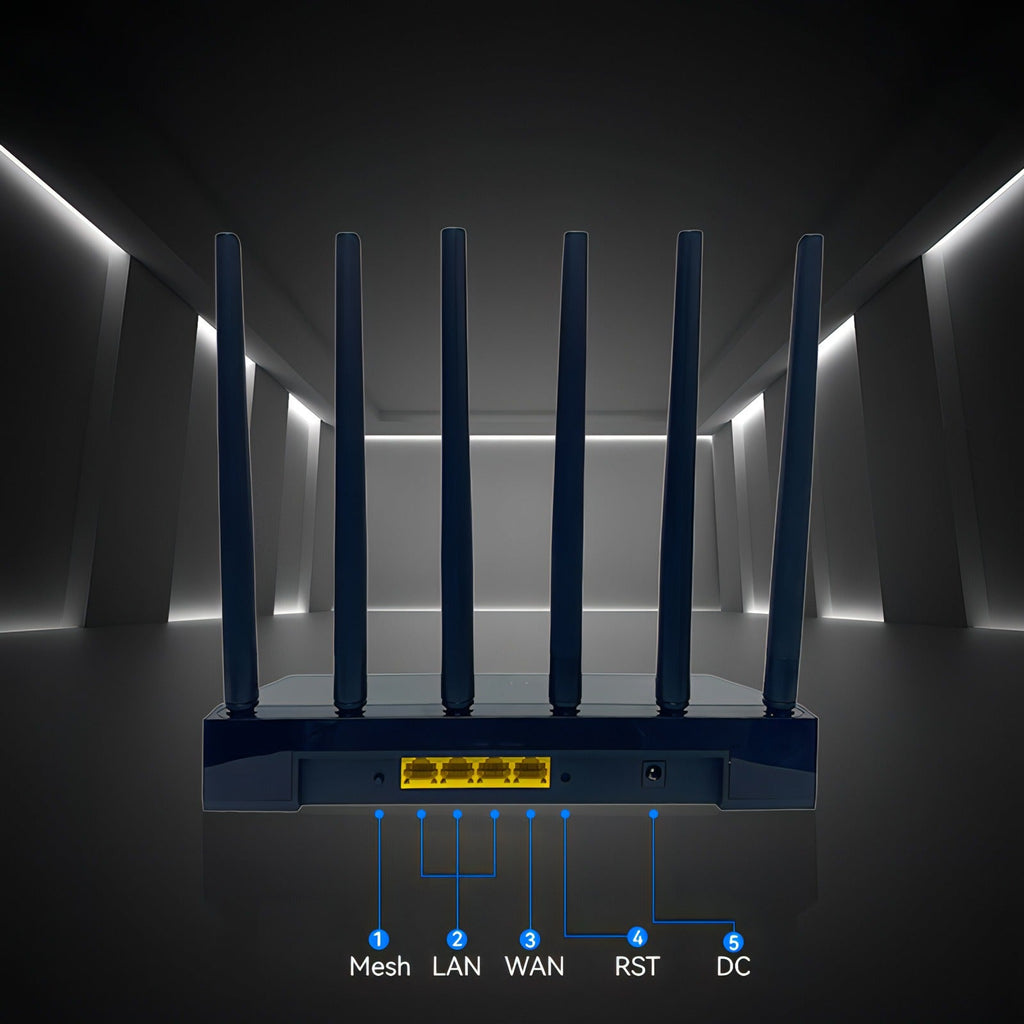 Fenzora WiFi Router network security with encryption and firewall
