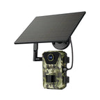 Fenzora Wildlife Camera with solar panel main view