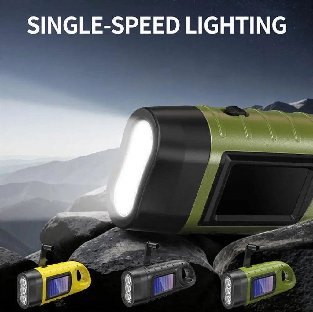 GravikSkio Wind Up Torch angled view