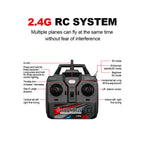 JetWizix RC Plane in red