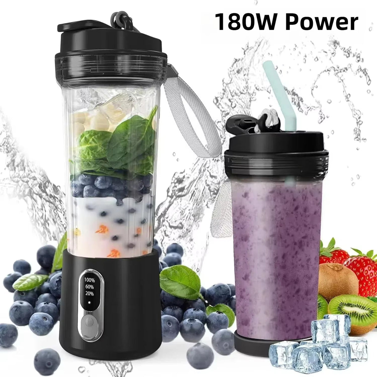 JucySpin Portable Blender feature highlights