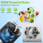 JucySpin Portable Blender with hanging strap