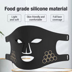 LumieVibe LED Face Mask in use