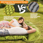 MatpiVat Double Camping Mattress pillow detail