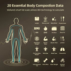MetriNexus Smart Body Composition Scale companion app tracking