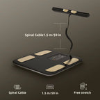 MetriNexus Smart Body Composition Scale dual-electrode BIA measurement