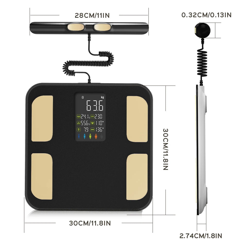 MetriNexus Smart Body Composition Scale key features
