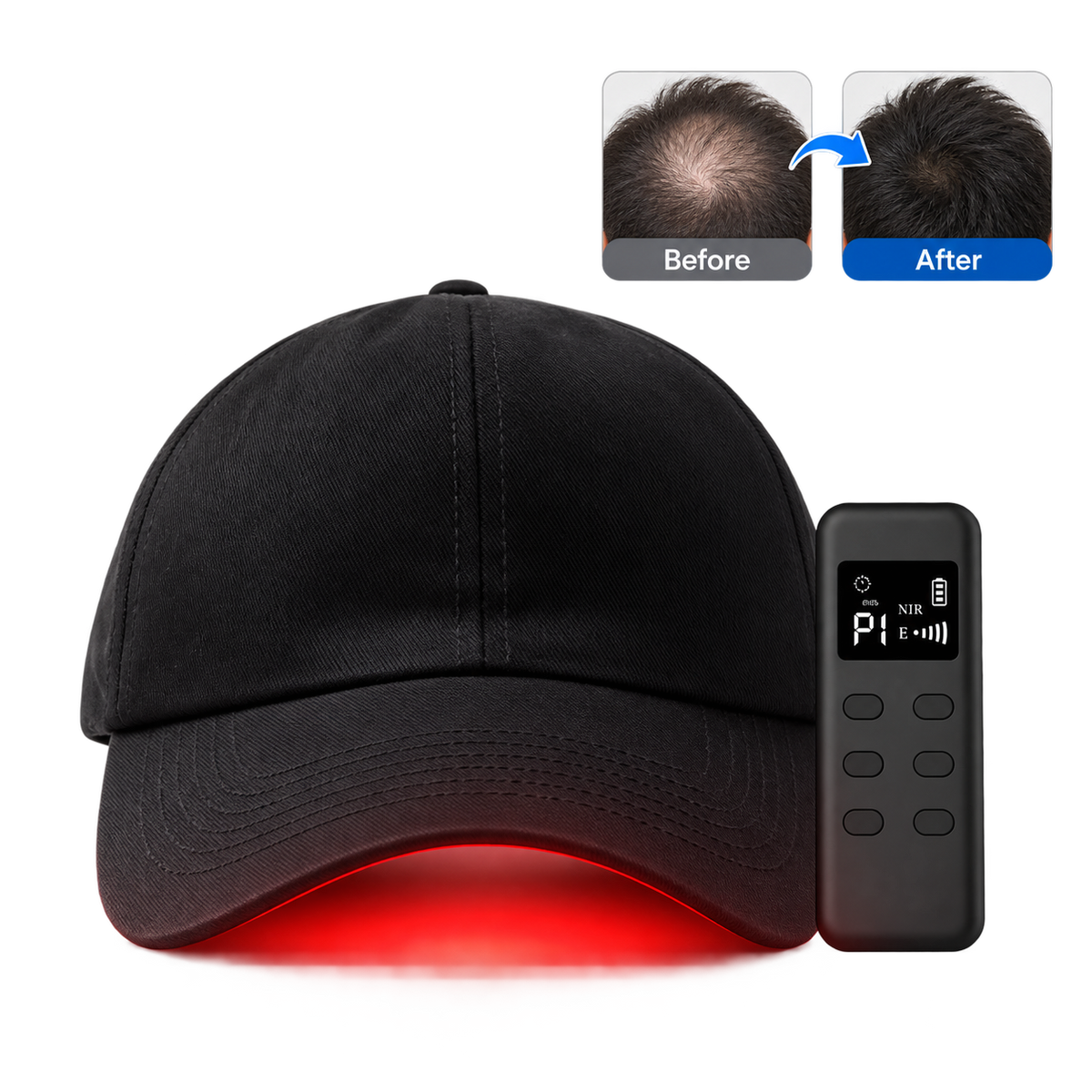 HariLumex LED Cap - red and infrared light therapy cap for hair growth