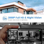 Noventrixa 2K Smart Wireless Doorbell 2K HD feature graphic