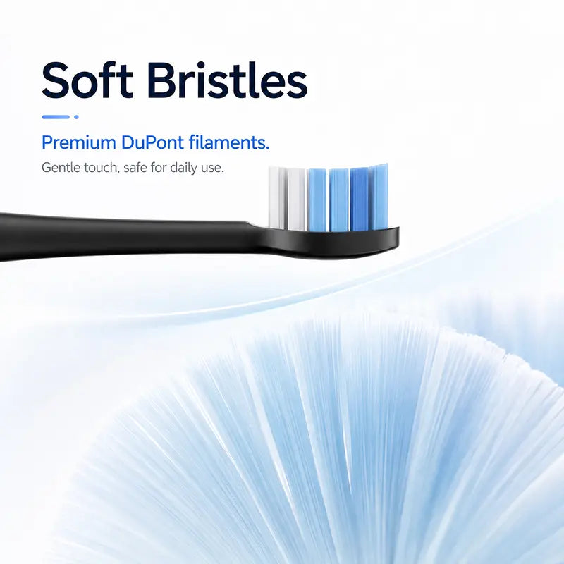 Noventrixa 5-Mode Sonic Toothbrush & Water Flosser Combo sonic brushing technology