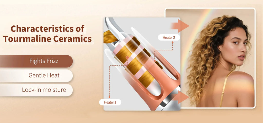 Noventrixa Automatic Hair Curler anti-scald and anti-tangle