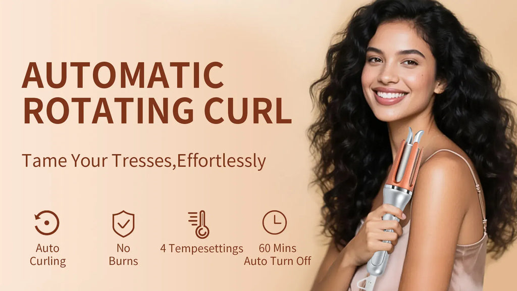 Noventrixa Automatic Hair Curler feature banner