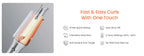 Noventrixa Automatic Hair Curler temperature guide for hair types