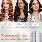 Noventrixa Automatic Hair Curler styling in use