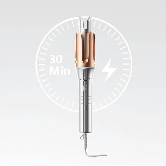 Noventrixa Automatic Hair Curler temperature detail