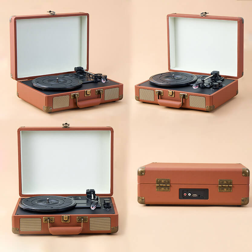 Noventrixa Bluetooth Record Player control panel overview