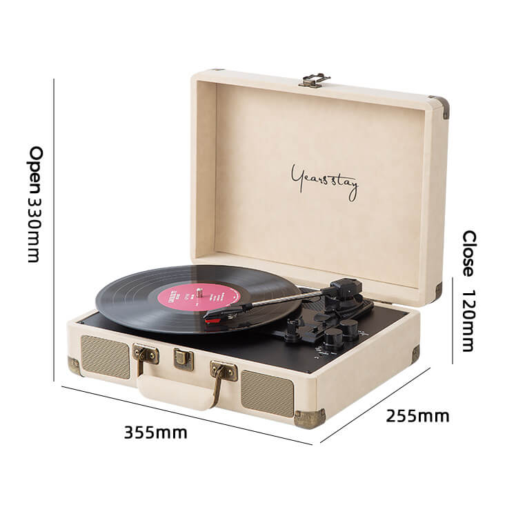 Noventrixa Bluetooth Record Player multi-angle display