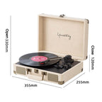 Noventrixa Bluetooth Record Player multi-angle display