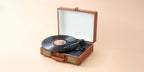 Noventrixa Bluetooth Record Player product details display