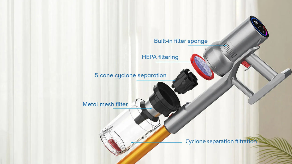 Noventrixa Cordless Stick Vacuum design detail