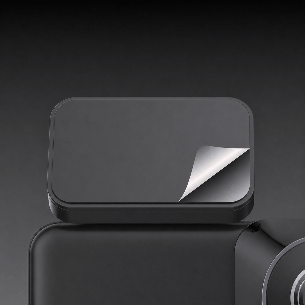 Noventrixa Dash Cam Front and Rear space-saving adhesive mount