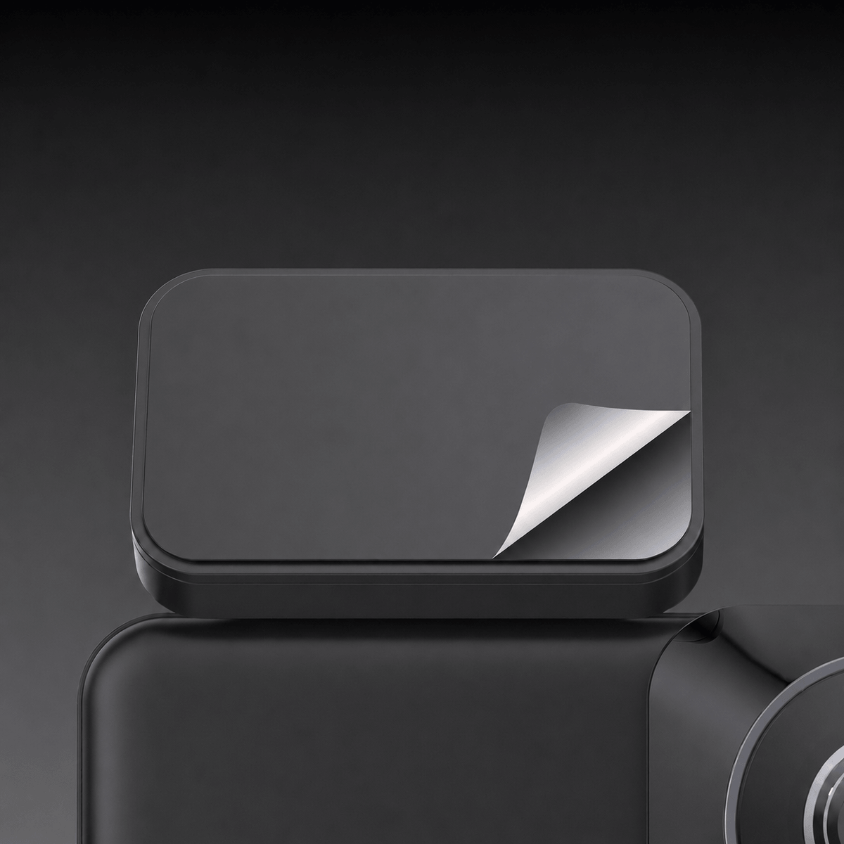Noventrixa Dash Cam Front and Rear space-saving adhesive mount