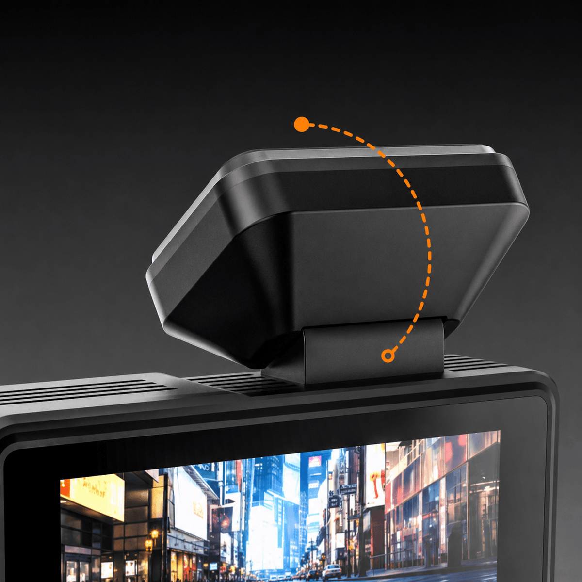 Noventrixa Dash Cam Front and Rear adjustable viewing angle