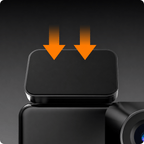 Noventrixa Dash Cam Front and Rear removable bracket