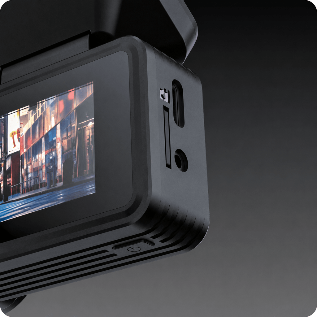Noventrixa Dash Cam Front and Rear Type-C power connection
