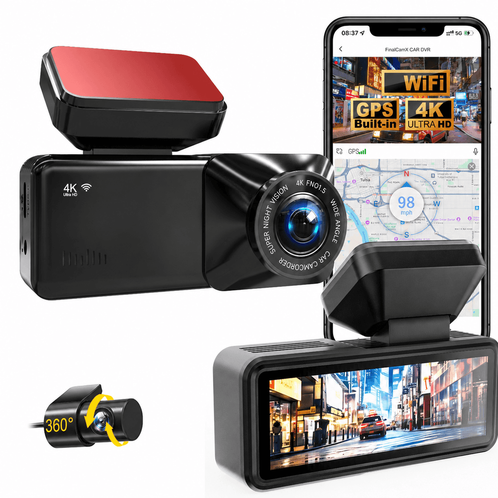 Noventrixa Dash Cam Front and Rear product overview