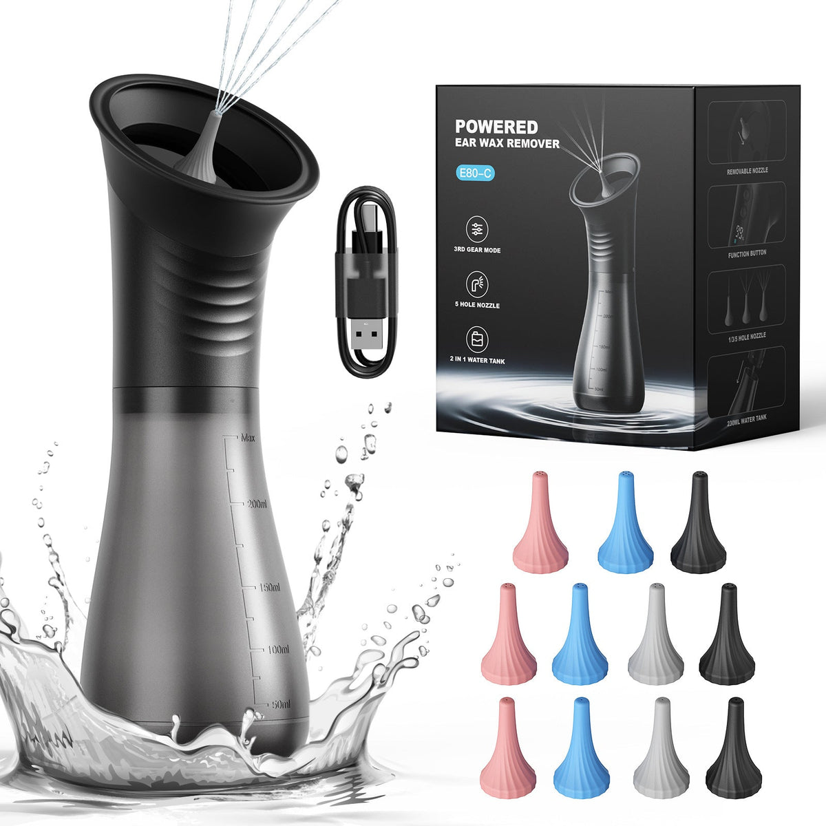 Noventrixa Electric Ear Wax Remover product overview