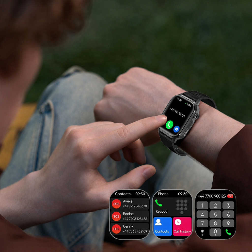 Noventrixa GPS Smartwatch battery and magnetic charging
