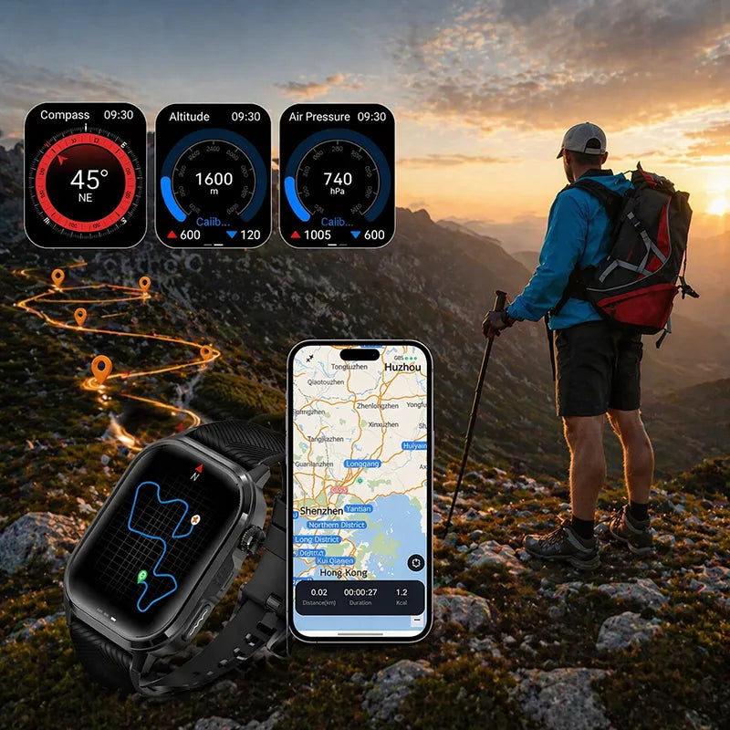 Noventrixa GPS Smartwatch single-chip dual-mode Bluetooth