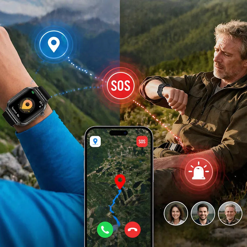 Noventrixa GPS Smartwatch outdoor adventure features