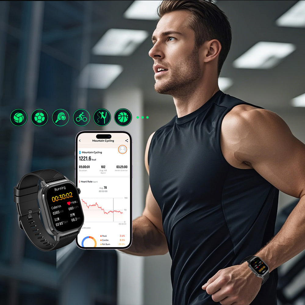 Noventrixa GPS Smartwatch sports modes