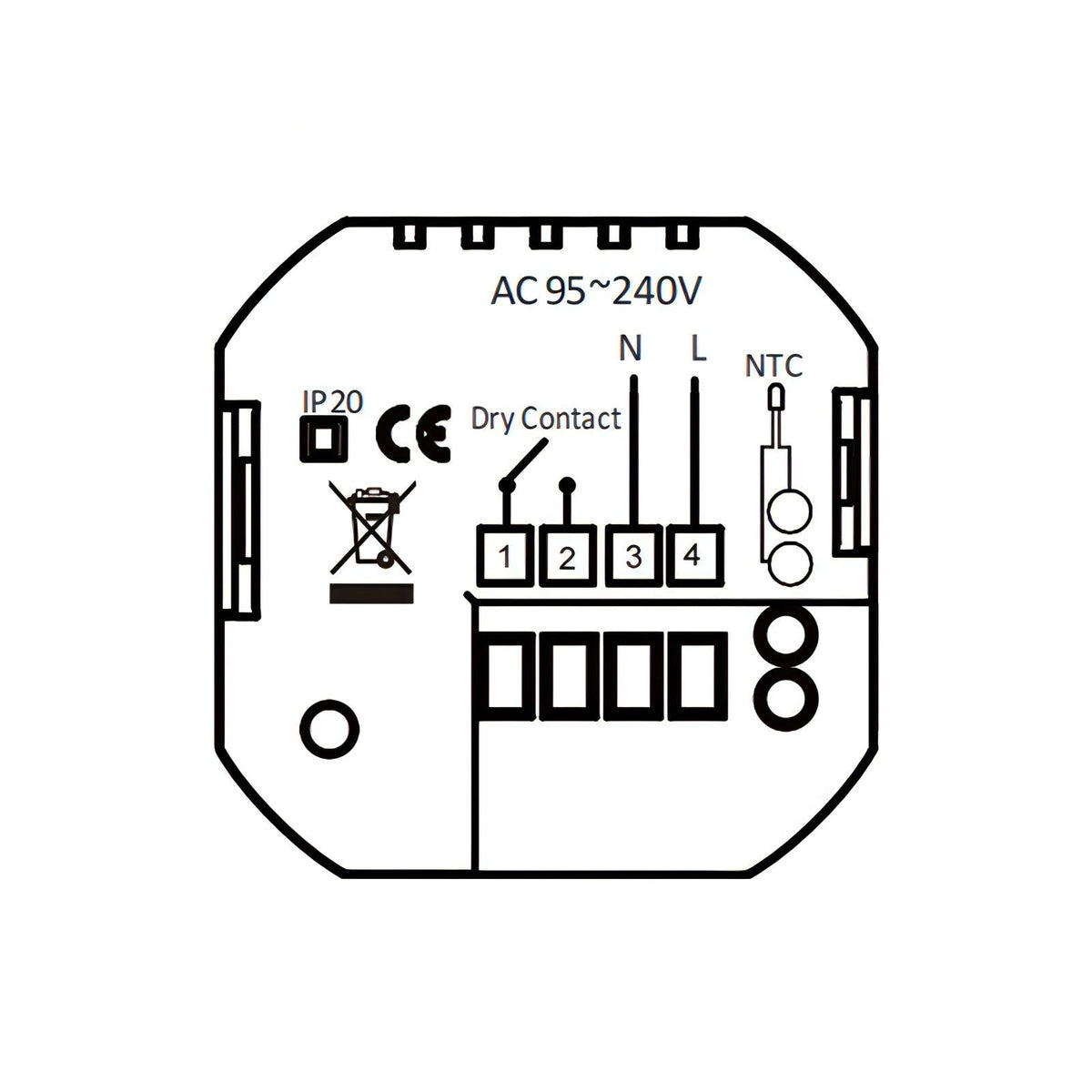 Noventrixa Heating Thermostat extra view