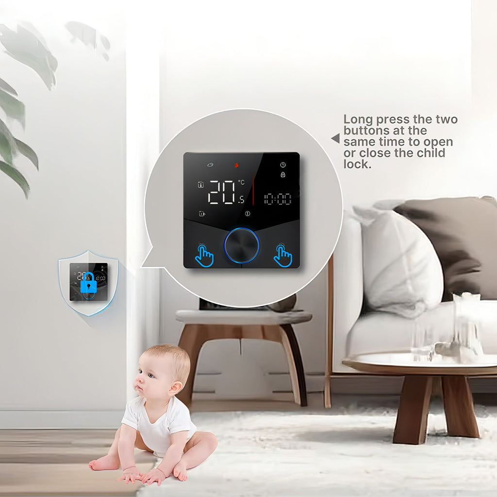 Noventrixa Heating Thermostat feature illustration