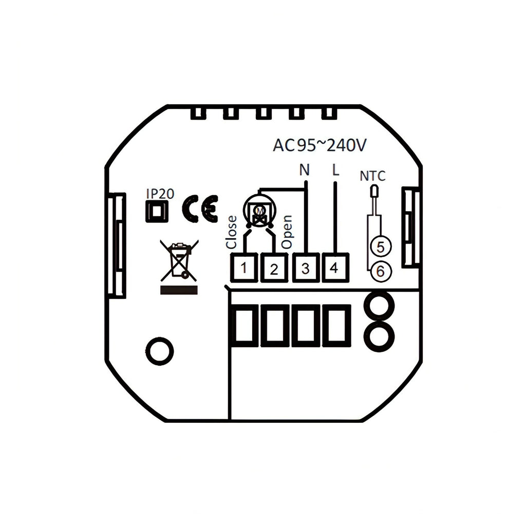 Noventrixa Heating Thermostat highlight graphic