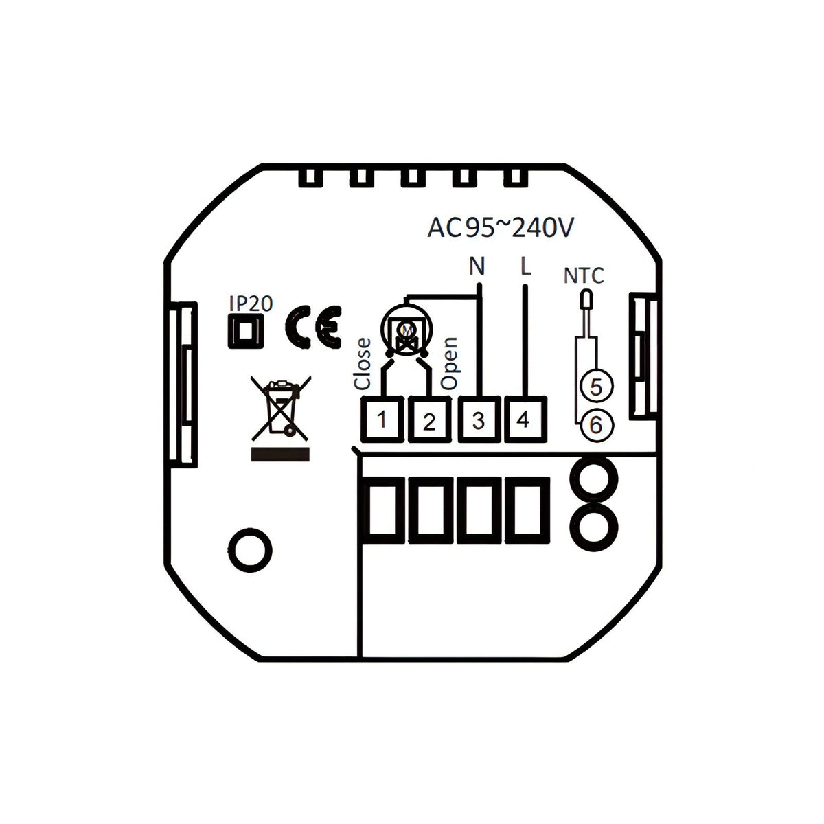 Noventrixa Heating Thermostat highlight graphic