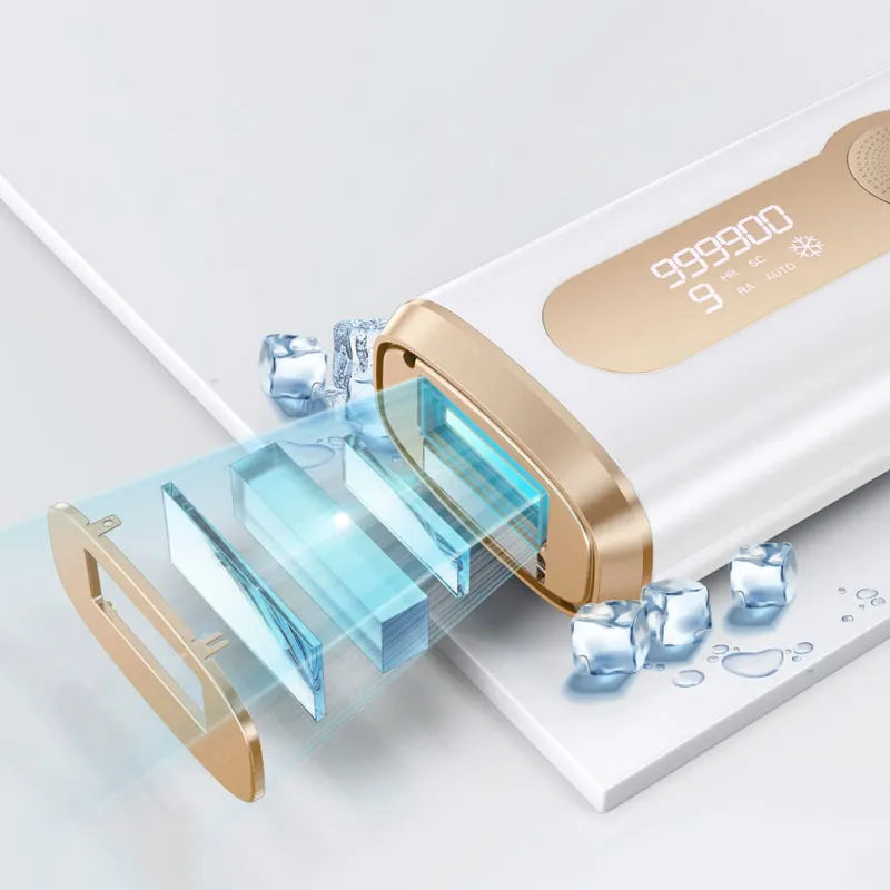 Noventrixa IPL Hair Removal AS20 cooling system illustration